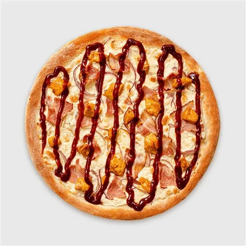 Чикен-барбекю 26 см (тонкое тесто)