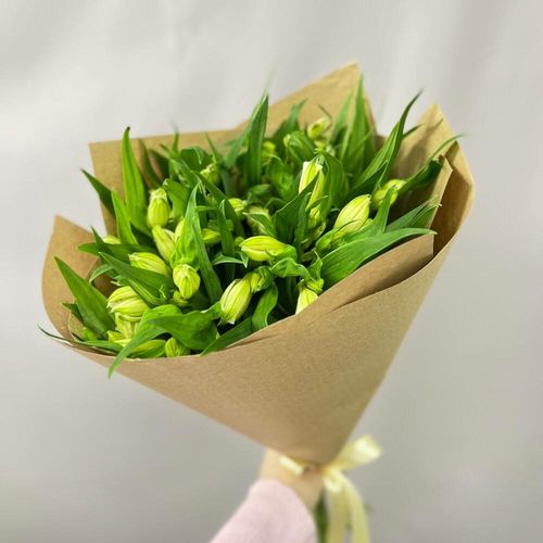 Букет из свежих альстромерий