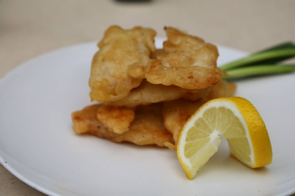 Судак жареный