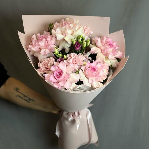 Букет с французской розой