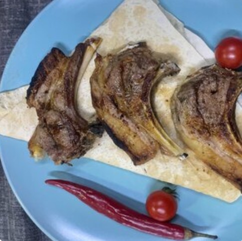 Корейка баранья на мангале