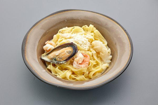 Паста Сливочная с морепродуктами