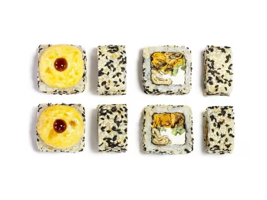 Запечённый ролл Смак с мидиями