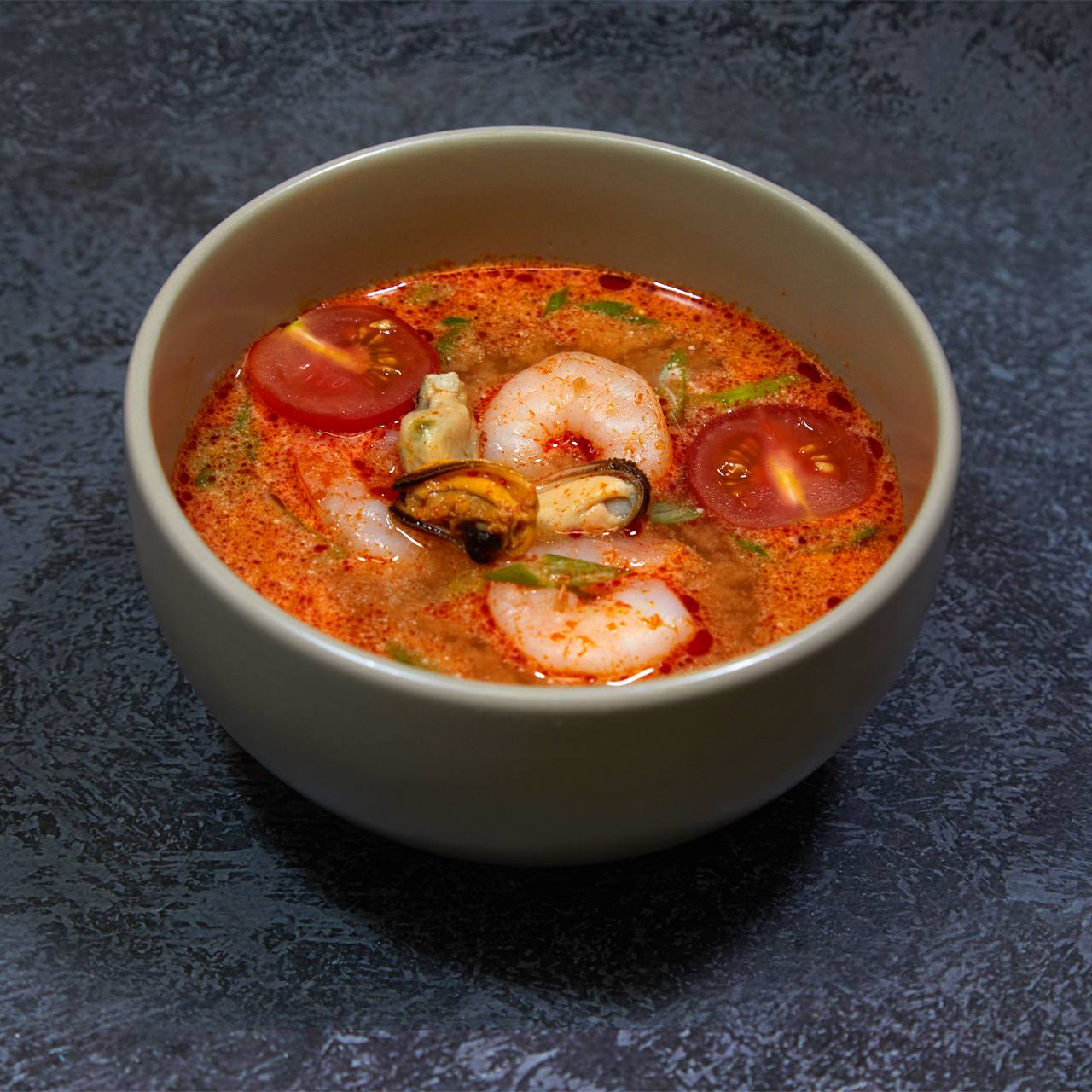 Суп Том ям с морепродуктами