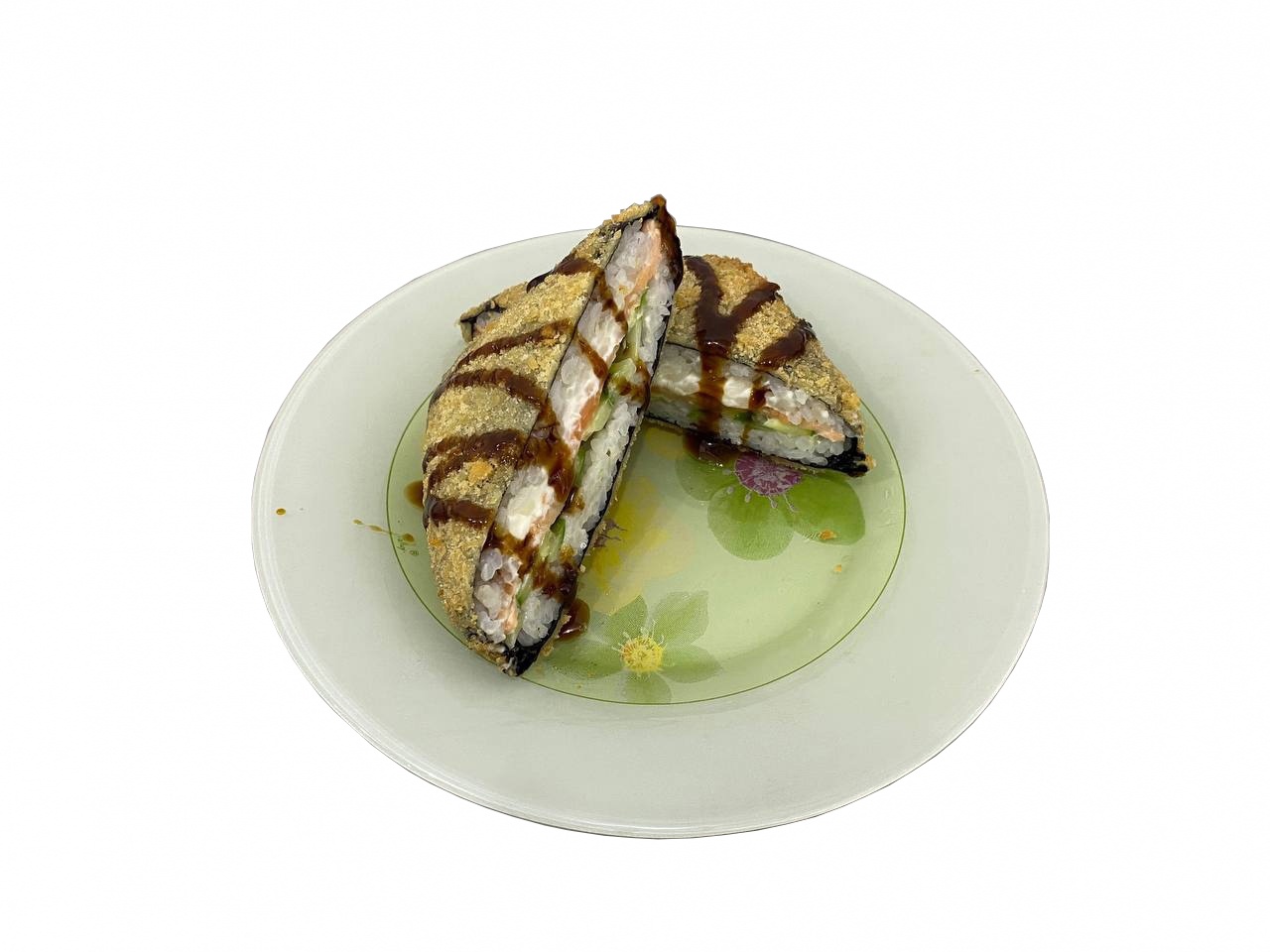 Сэндвич-ролл с лососем (1 шт)