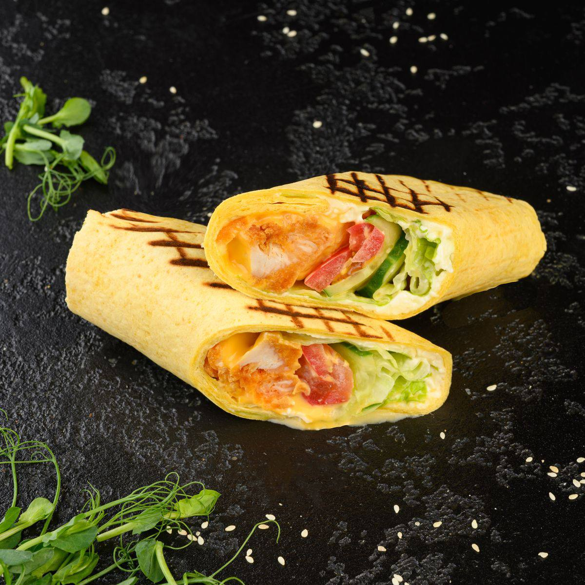 Тортилья с курицей
