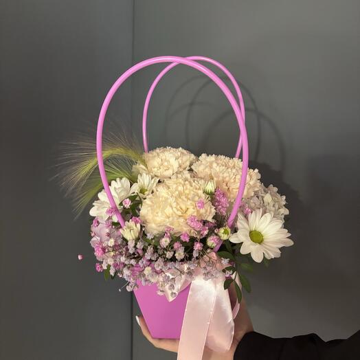 Сумочка с диантусом