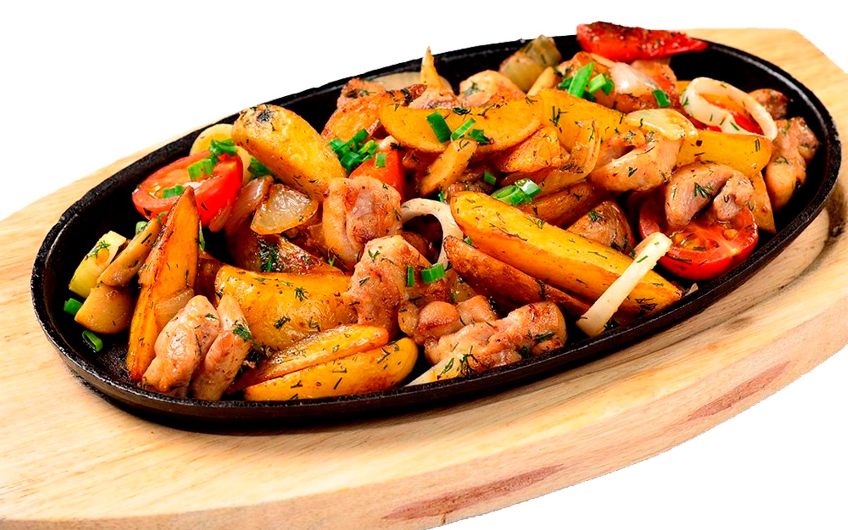 Горячая сковородка со свининой