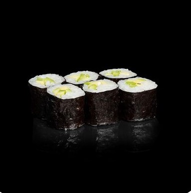 Мини-ролл с огурцом