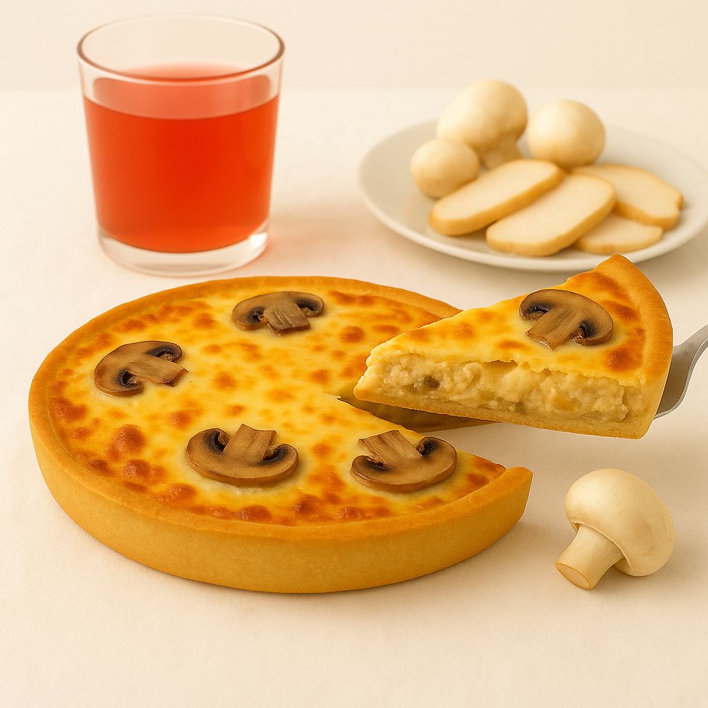 С курочкой и ароматными грибочками, средний