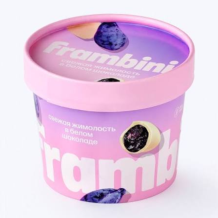 Frambini свежая жимолость в белом бельгийском шоколаде