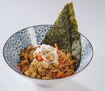 Тяхан с курицей