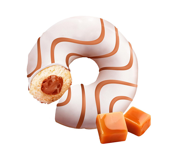 Донат Карамель