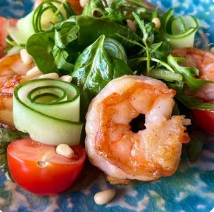 Салат Креветки-руккола