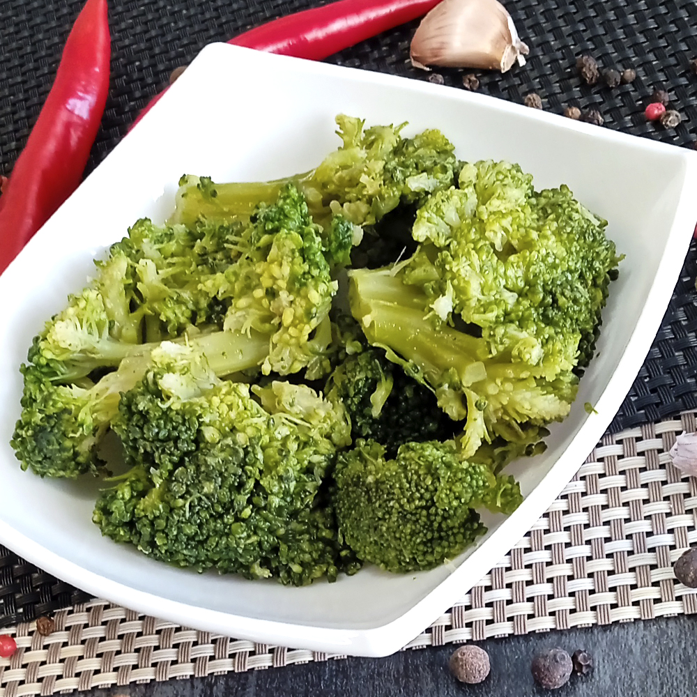 Брокколи на пару