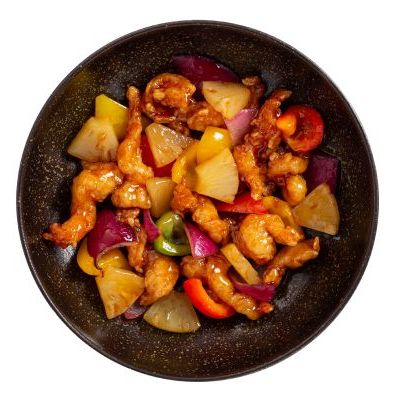 Курица с Ананасом в кисло-сладком соусе