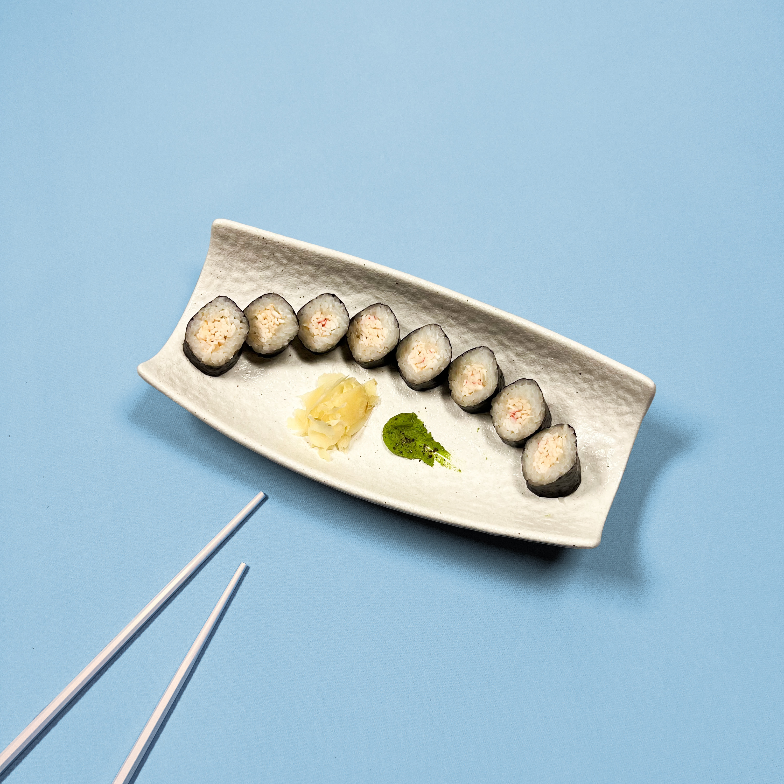 Маки со снежным крабом