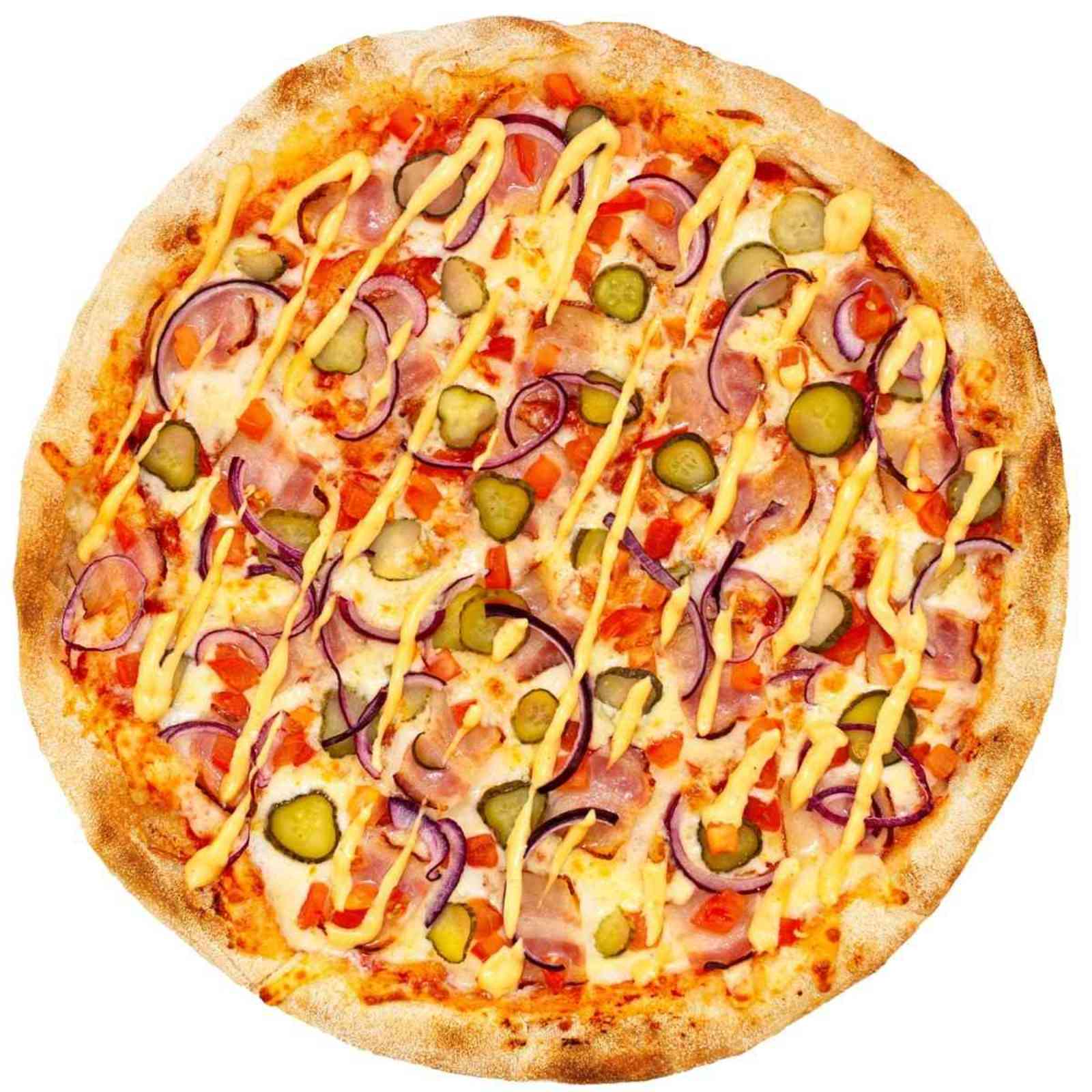 Пицца Бекон-бургер 40 см