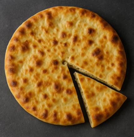 Осетинский пирог с грибами, курицей и сыром 33 см