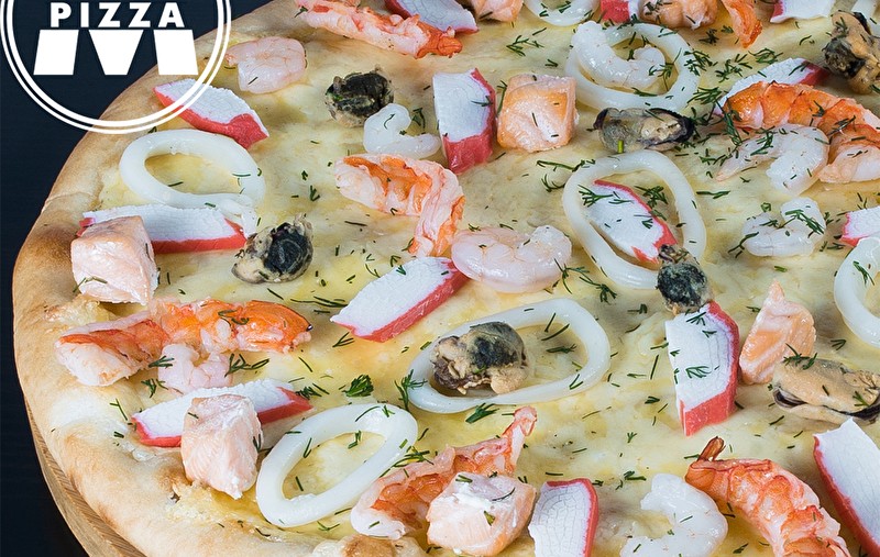 МПицца С МОРЕПРОДУКТАМИ (Майами) 28 см