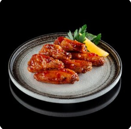 Крылышки в кисло сладком соусе