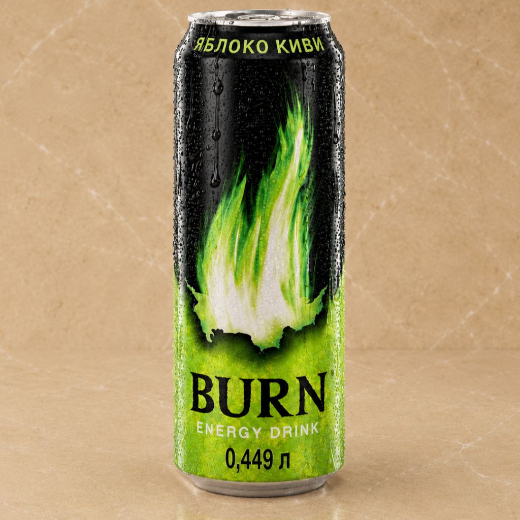 Burn Яблоко Киви 0,449л