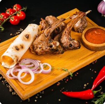 Шашлык из баранины (Каре, мякоть) 