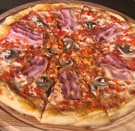 Бекон и грибы