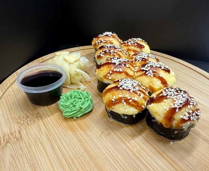 Запечённый с курицей