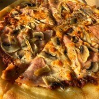 Пицца Ветчина и Грибы 25 см 380г