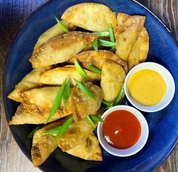 Пельмени гедза со свининой жареные