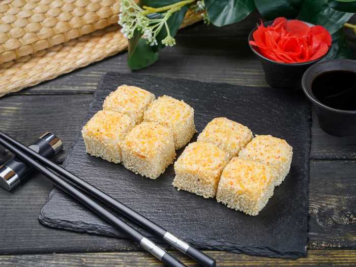 Ролл горячее Puzzico с курицей