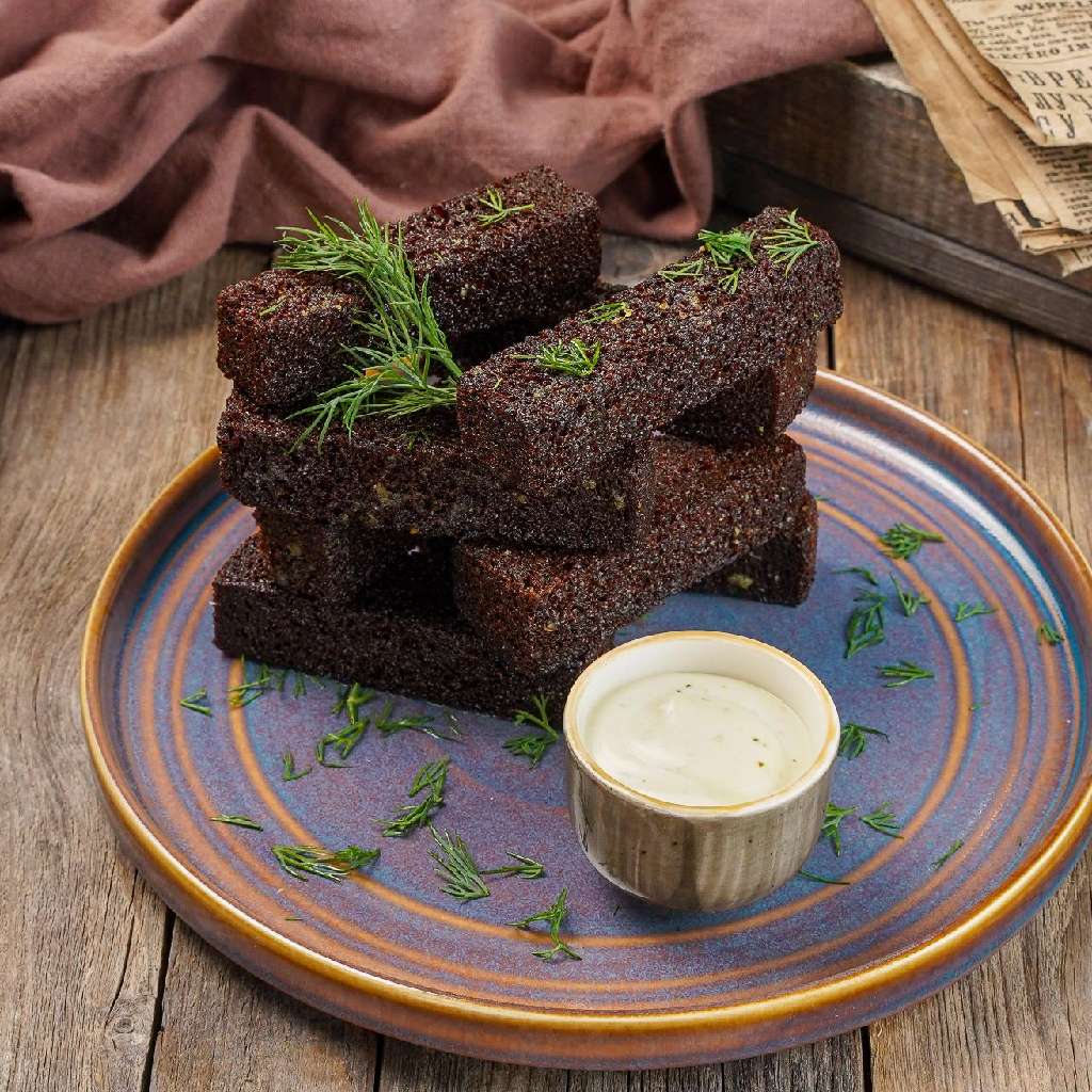 Гренки чесночные