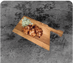 Голень куриная на мангале