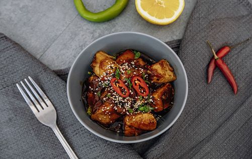 Курица в Кунжутном Соусе