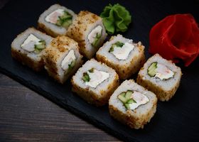 Бонито с креветками