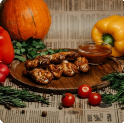 Шашлык из куриных крылышек