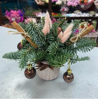 Новогодняя композиция " Кофейное чудо"