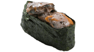 СУШИ С МИДИЯМИ И ОРЕХ.СОУСОМ