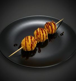 Шарики темпура с лососем