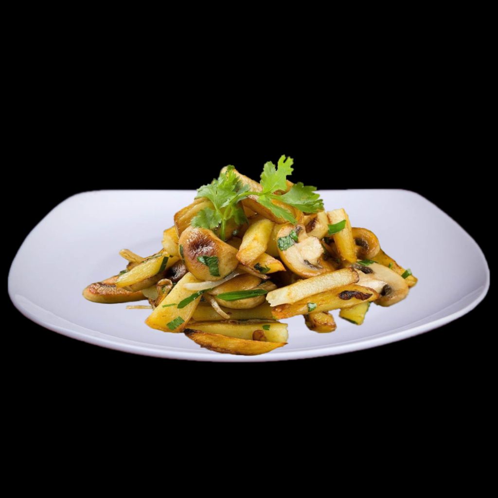 Картофель с грибами