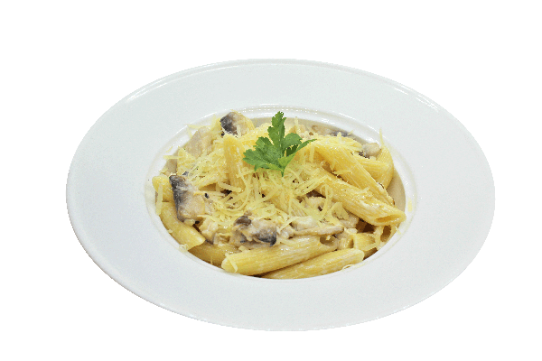 Пенне с курочкой и грибами