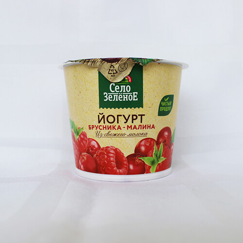 Йогурт с.Зел брусника/малина 3,5%