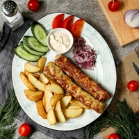 Комплексный обед с куриным Люля