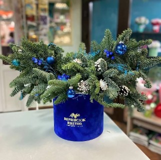 Композиция "Синий иней"