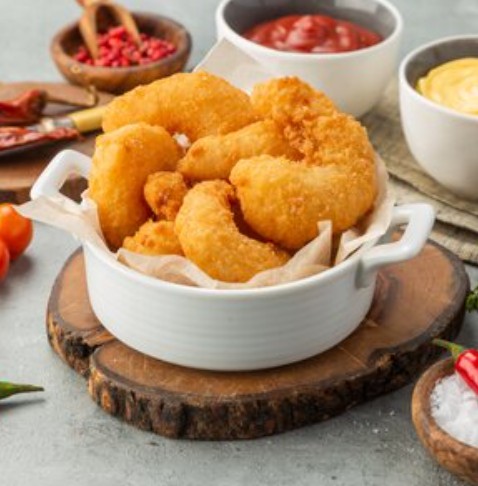 Креветки в панировке