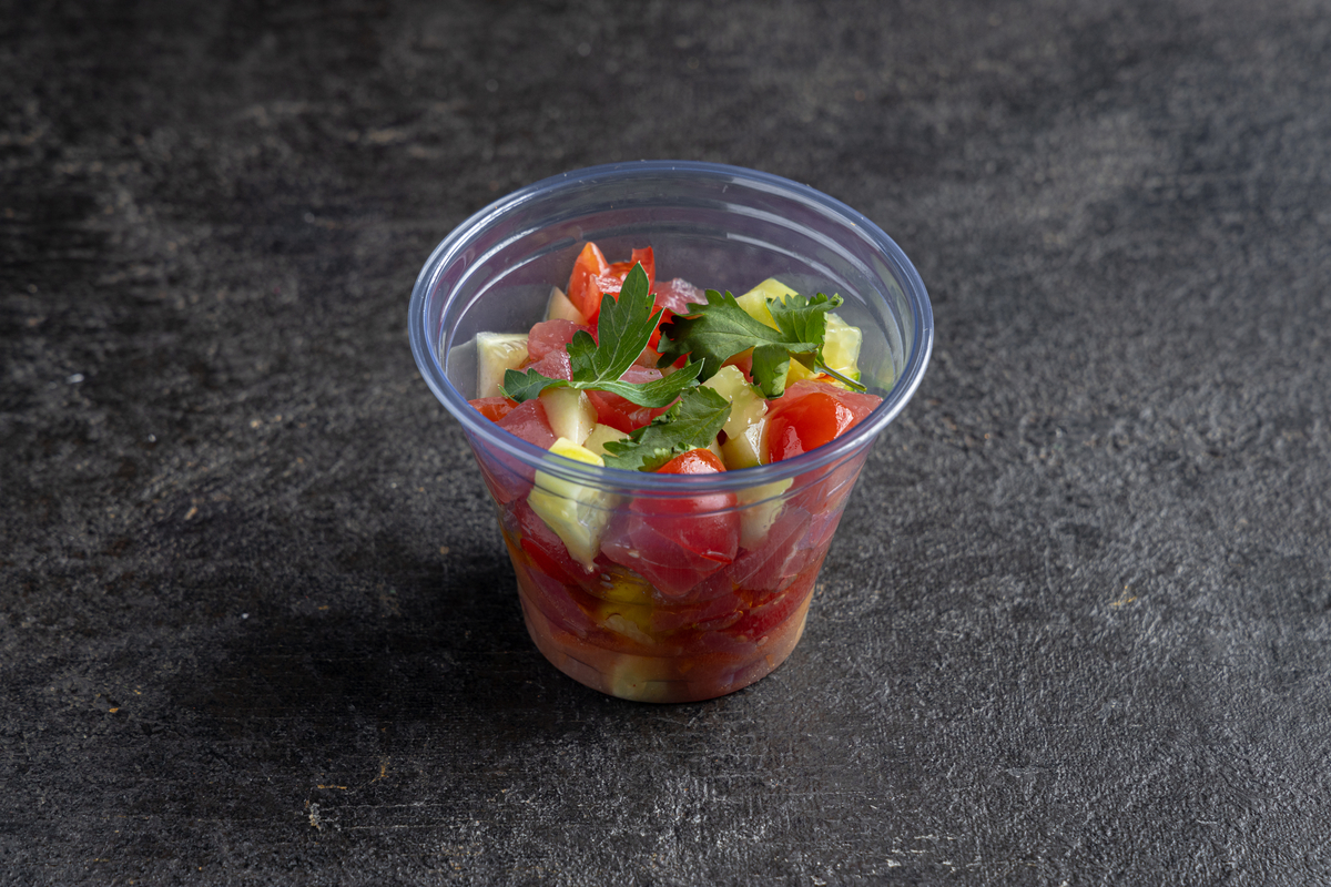 Салат тар тар тунец с азиатской заправкой