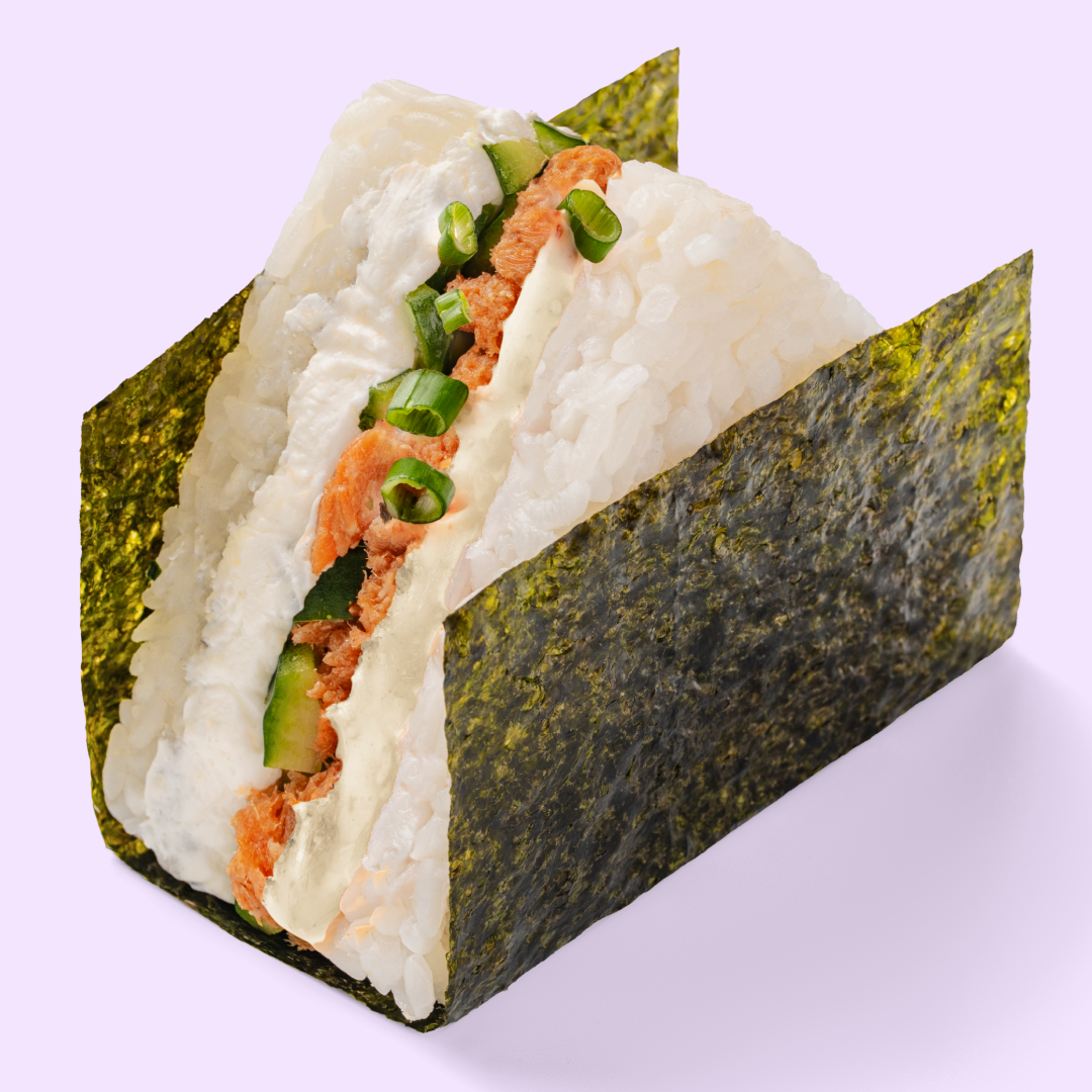 Ёнигири  лосось терияки