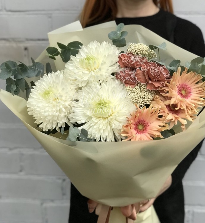 Букет «Кофе с молоком»