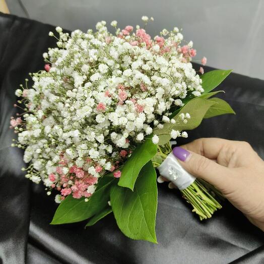 Букет невесты из гипсофилы